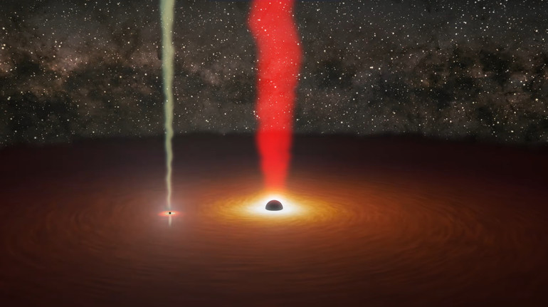 Астрономи виявили галактику з подвійним центром: вона має відразу дві чорні діри
