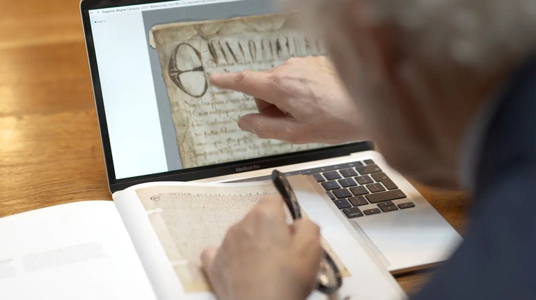 The original of the Grand Charter of Liberties found in Harvard
