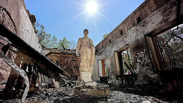 Заочно судитимуть російського генерала, який наказав знищити музей Сковороди на Харківщині