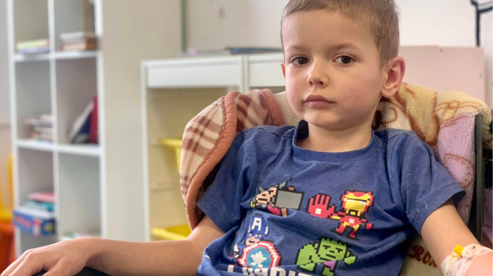 doctors removed a tumor from the bone of a 6-year-old boy