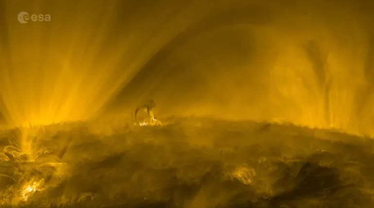Шпилі газу та дощ із плазми: відео поверхні Сонця у вражаючих деталях