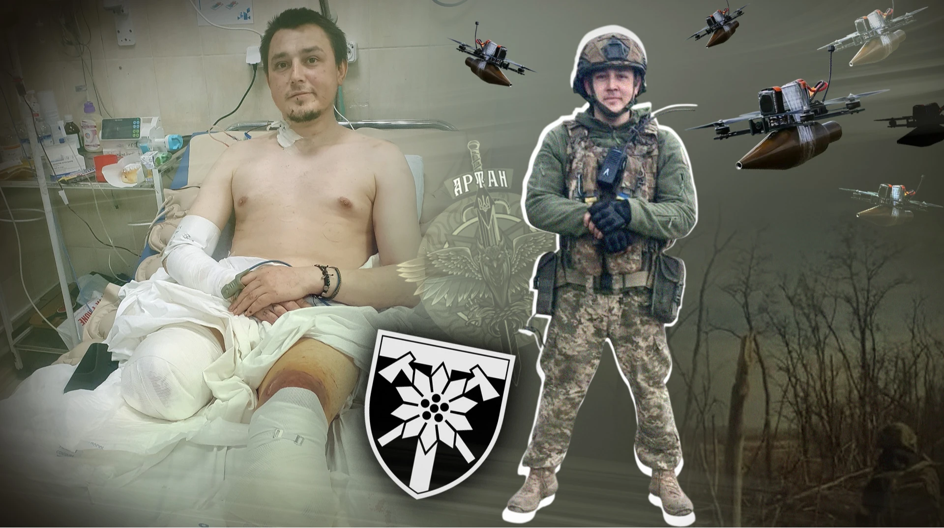 Думав поскручувати
турнікети й стекти кров’ю, щоб не мучитися. Історія порятунку важкопораненого піхотинця, на якого полювали 6 дронів
