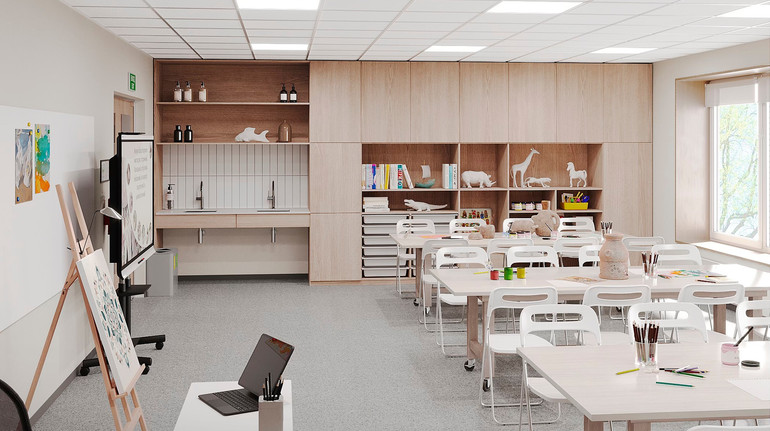 Який вигляд матимуть оновлені кабінети реформованої старшої школи? У МОН показали приклади