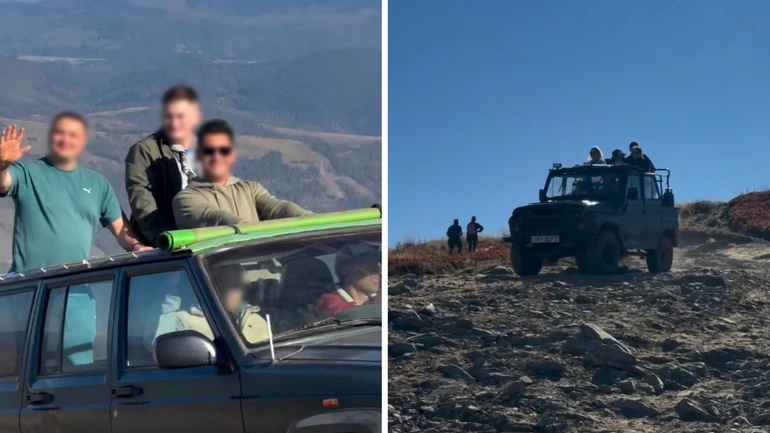 На вершині вже випалена земля: попри заборону джипери масово продовжують поїздки горами