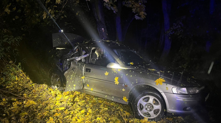 In the Kyiv region, a 15-year-old car driver was involved in an accident: one passenger died, six others were injured