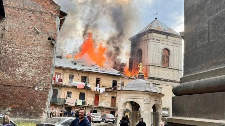 Що відомо про пошкоджену пам’ятку ЮНЕСКО в центрі Львова після удару дронами