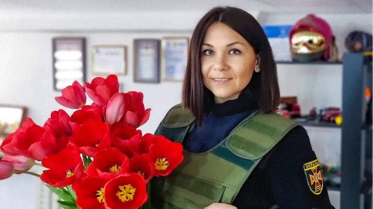 Загиблу речницю ДСНС Євгенію Дудку нагородили відзнакою За оборону