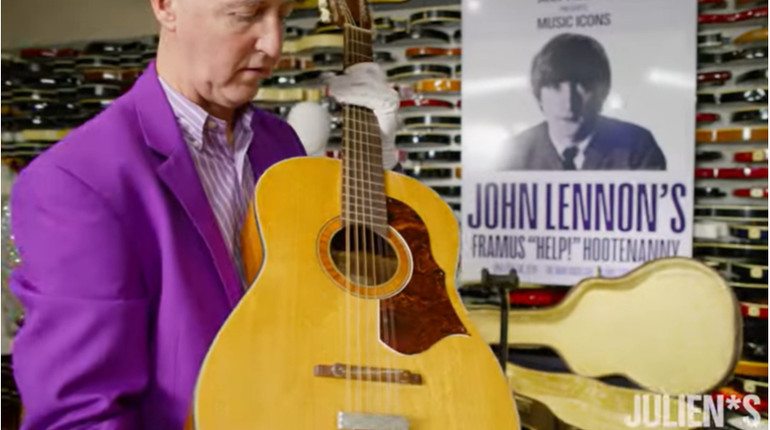 Одна з найдорожчих у світі: гітару Джона Леннона продали на аукціоні за рекордні 2,85 мільйона доларів