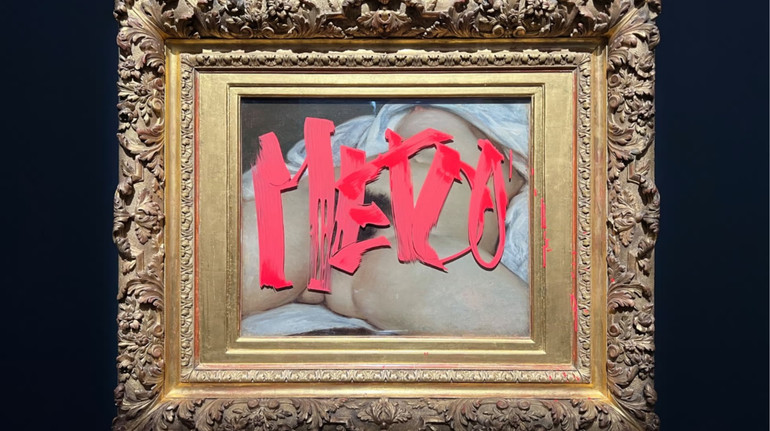 Мистецький світ обговорює акт вандалізму довкола скандальної картини Гюстава Курбе