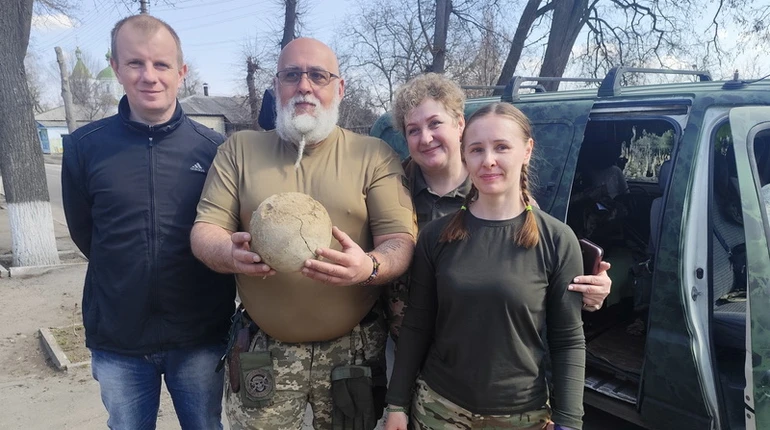 На Київщині знайшли кістки мамонта, яким 25 тисяч років