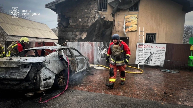 На Київщині ворожий дрон влучив у ветклініку – загинуло 12 тварин