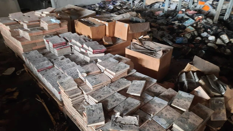 Близько 300 тисяч книг зберігалося на зруйнованому росіянами складі КСД