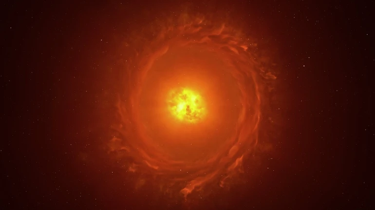 Одна з найбільших зір Всесвіту несподівано змінила колір і температуру: вчені шукають пояснення