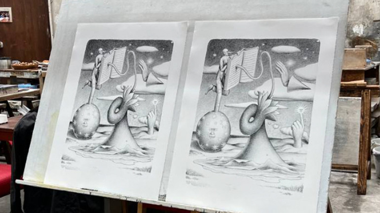 Аксінін, Базилевич, Манжос. У Києві покажуть нову виставку тиражної графіки