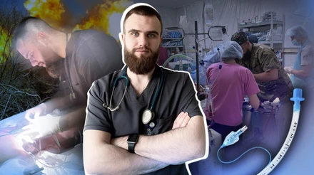 Змінив дитячу лікарню на мобільну клініку біля лінії фронту. Історія анестезіолога, який рятує життя поранених