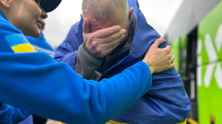 In Ukraine returned civilian who got into captivity during the occupation of Bucha