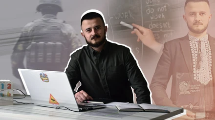 Хотів забути усе, що пережив: історія вчителя-захисника Ігоря Дусана, який повернувся до школи після служби
