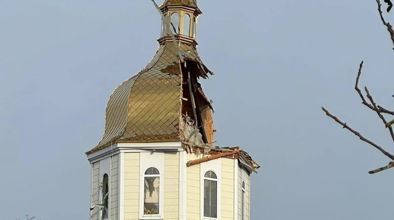 Унаслідок атаки на Київщину 22 лютого були пошкоджені Римо-католицький храм та монастир