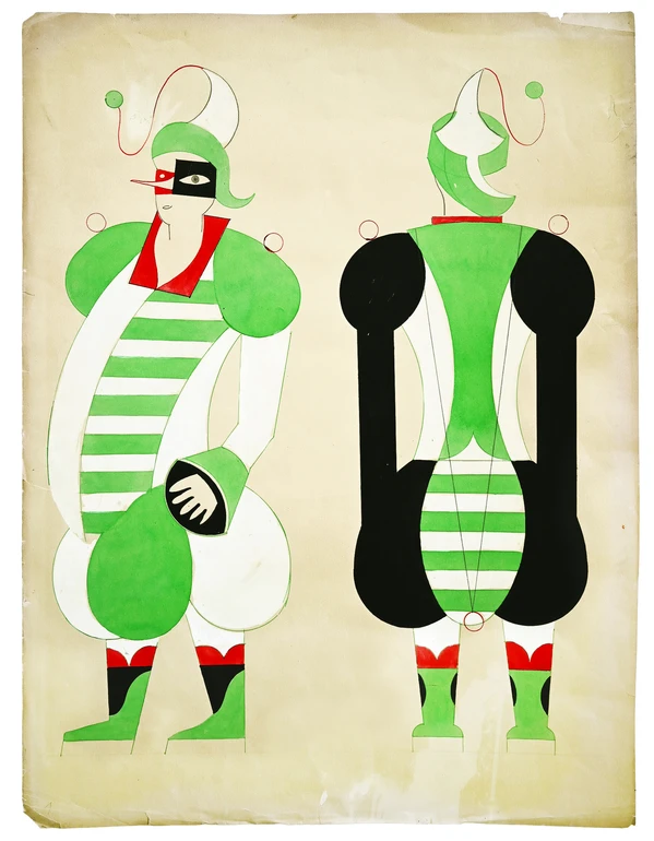 Анатоль Петрицький, ескіз костюма до опери Турандот, 1928