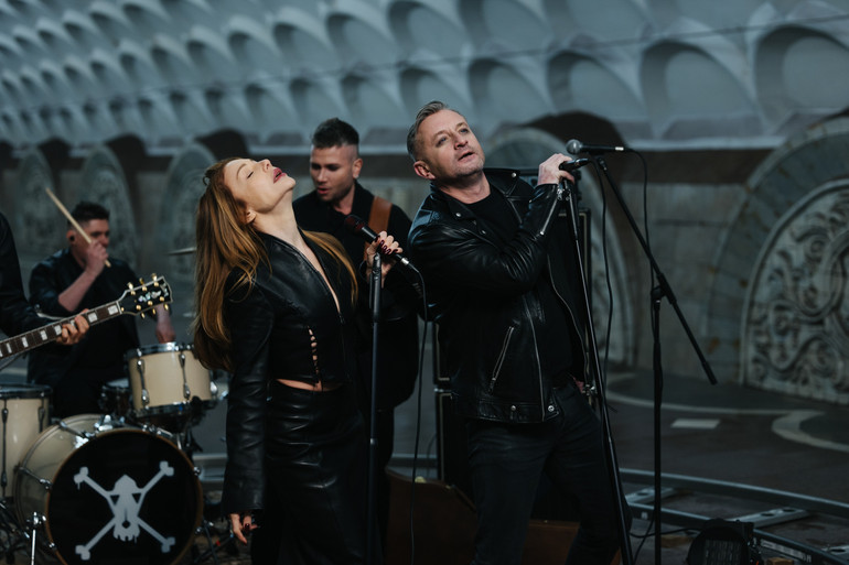 Процес знімання кліпу Ніч