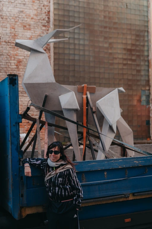 Жанна Кадирова та Оригамі Олень