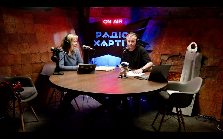 Ольга Клейтман і Сергій Жадан