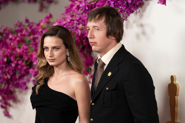 Василіса Степаненко та Євген Малолєтка прибули на церемонію вручення кінопремії Оскар