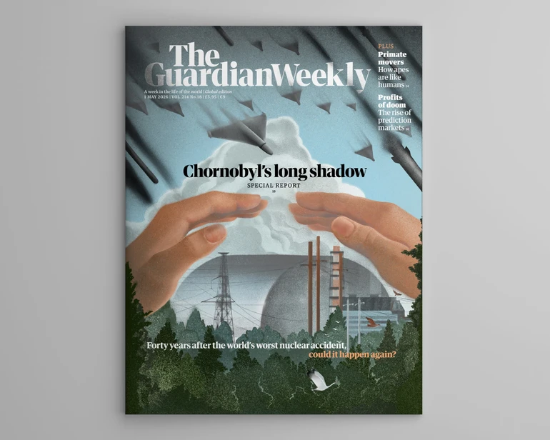 Обкладинка Guardian Weekly, яку створила Маша Фоя