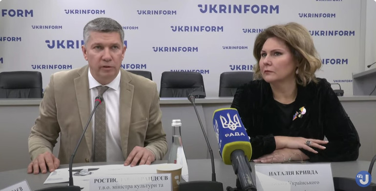 Karandeev and Kryvda at a meeting on March 6