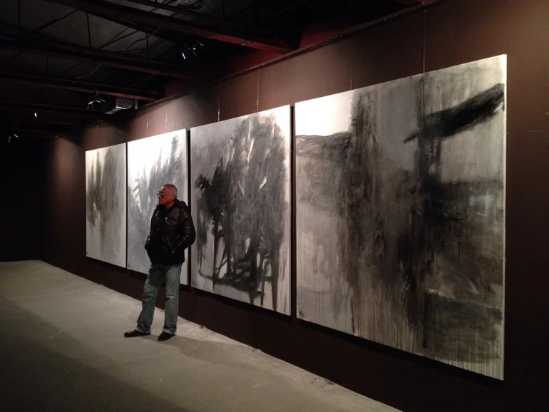 Прихисток поета, вид експозиції, Канів, галерея Червонечорне, 2014