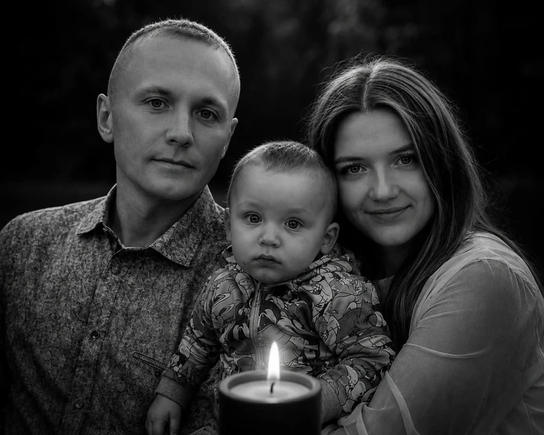 Родина Максют, яка загинула в Прилуках