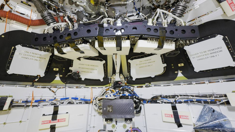 Orion spacecraft from the inside