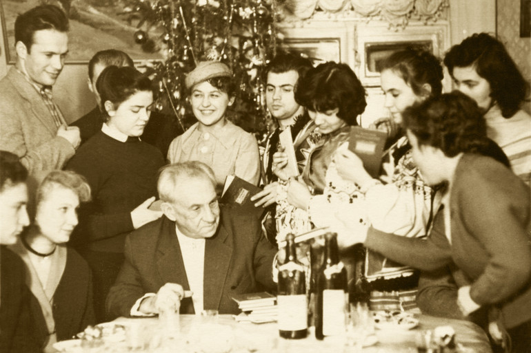 Колядники КТМ у Максима Рильського, зима 1959/1960 років