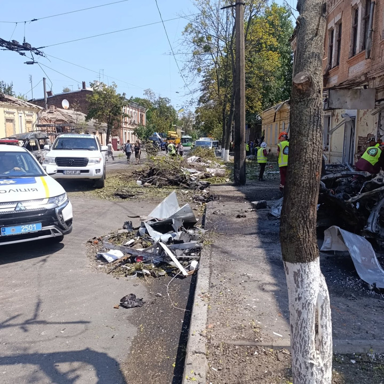 Наслідку російських обстрілів у Харкові