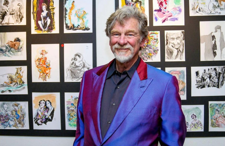 Персональна виставка Аллерса з його ескізами для Disney