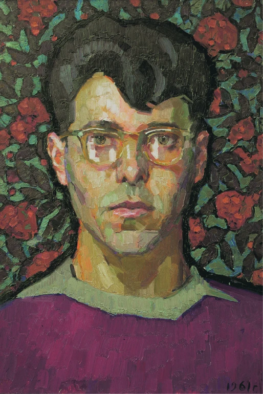 Автопортрет, 1961, полотно, олія, 68 × 45 см.