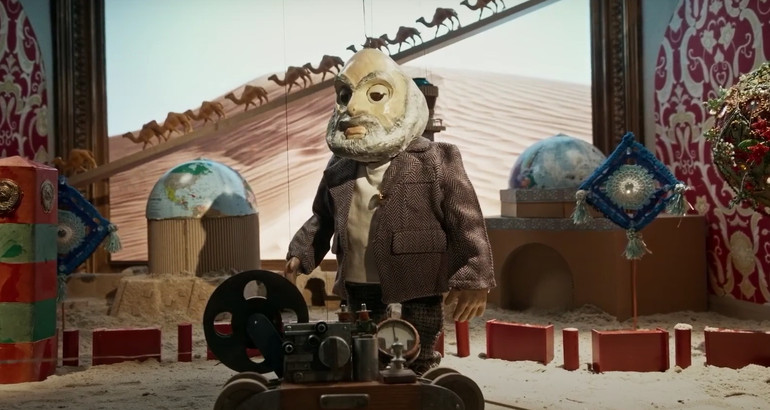 A sentimental journey is a documentary-domain, built on well-known archives that are combined with the performances of Paradzhanov-Marionette.