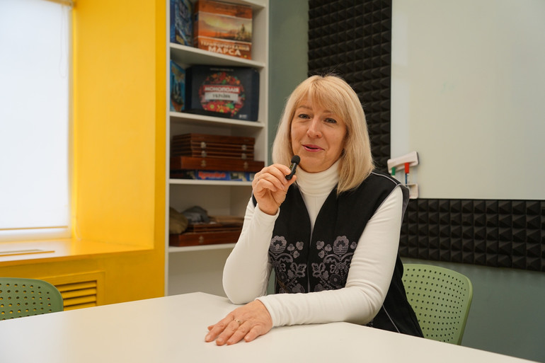 Тетяна Бражник у творчій студії