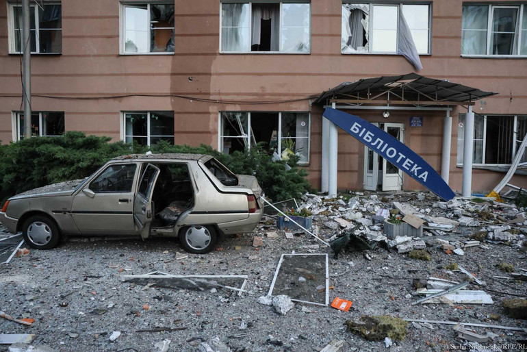 Наслідки нічної атаки росіян у Солом'янському районі