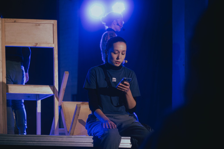 Уривок з п'єси Баланс у прочитанні Артема Вусика у Харкові на Фестивалі перших п'єс