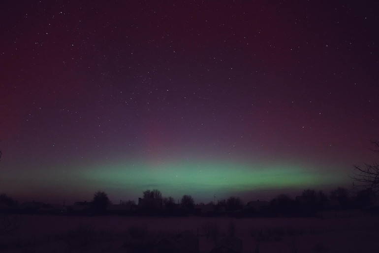 Полярне сяйво у Карпатах