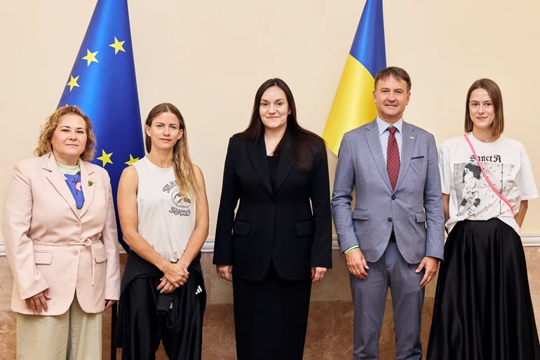Тетяна Філевська, Флорентіна Гользінгер, Міністерка культури України, Посол Австрії в Україні, Крістіна Кісельовайте