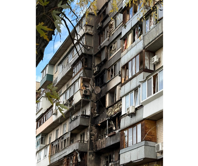 Будинок Івана після влучання