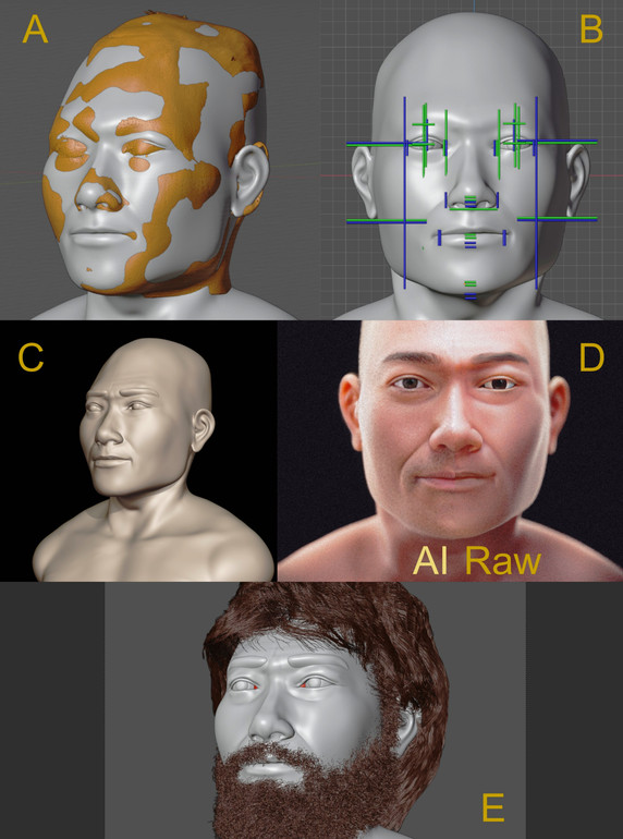 Реконструкція обличчя чоловіка з Кенневіка
