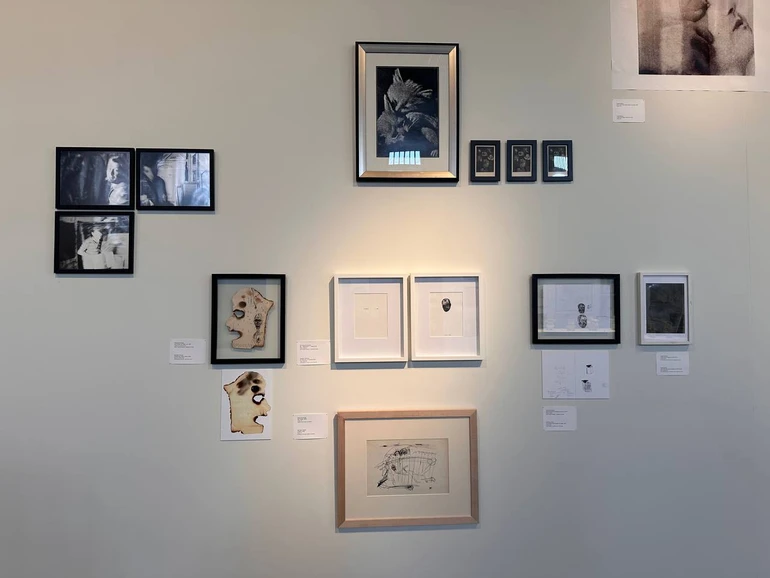 Роботи Андрія Боярова, Станіслава Туріни, Ярослава Футимського та Мирослава Ягоди в просторі виставки