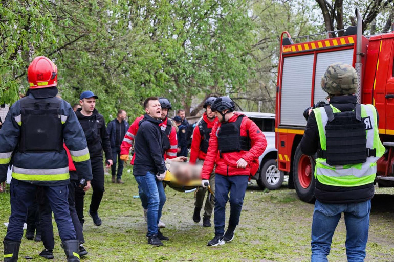Фото надав волонтер загону швидкого реагування Товариства Червоного Хреста України Андрій Ященко
