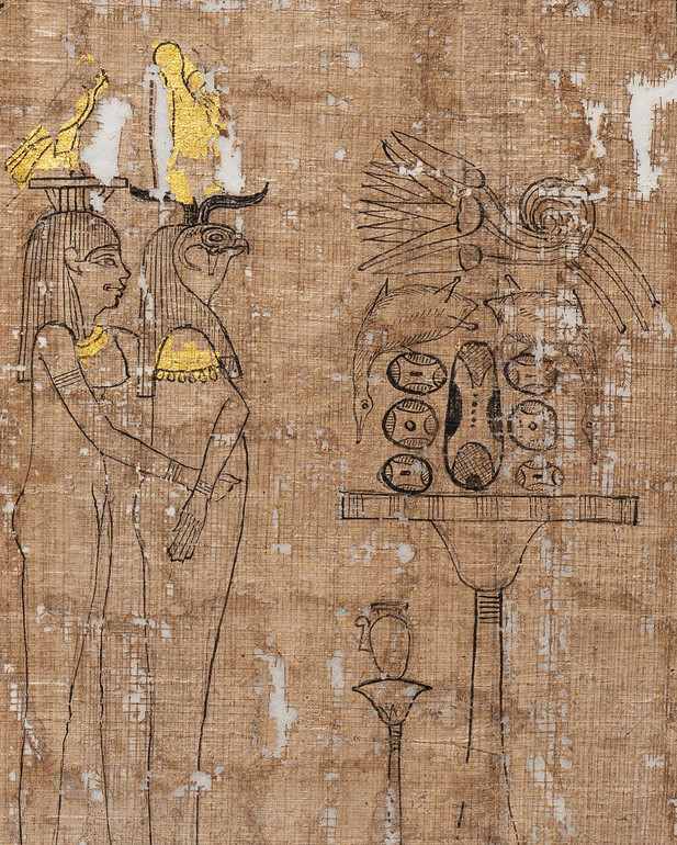 Ілюстрації ритуалу поклоніння богам у Книзі мертвих