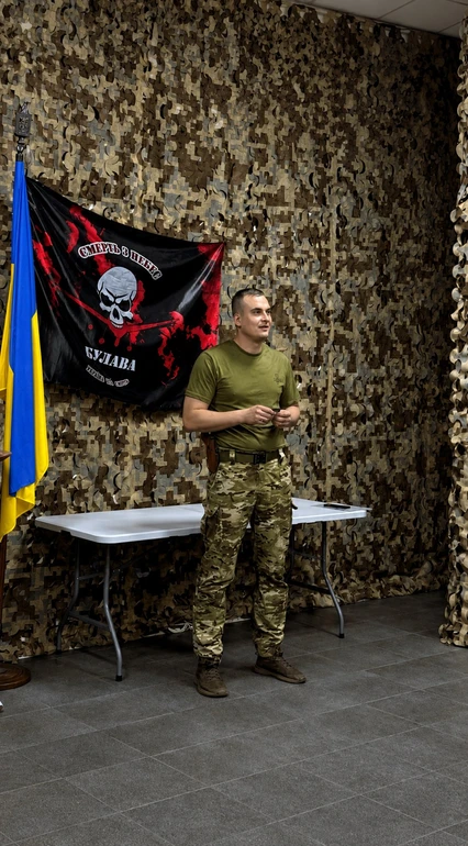 Командир батальйону Булава БпС 72-ї ОМБр Андрій Назаренко
