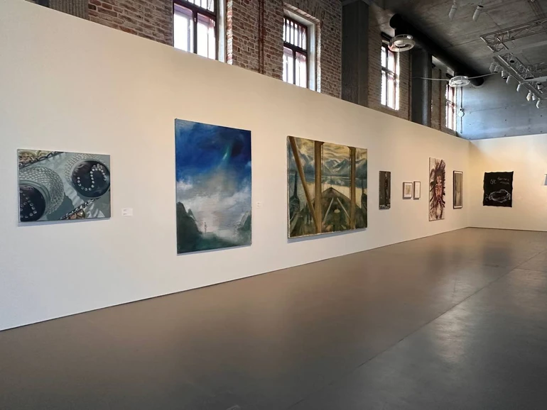 Роботи зліва направо: Олександр Гнилицький, Олег Голосій, Вероніка Половінко