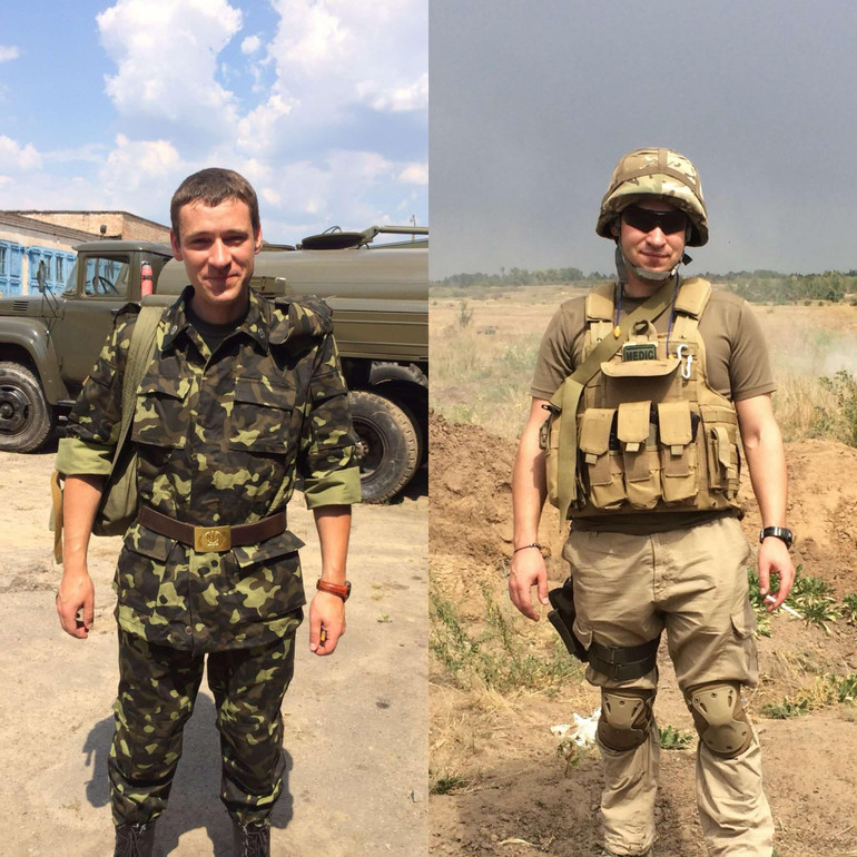 Євген під час мобілізації у 2014 році